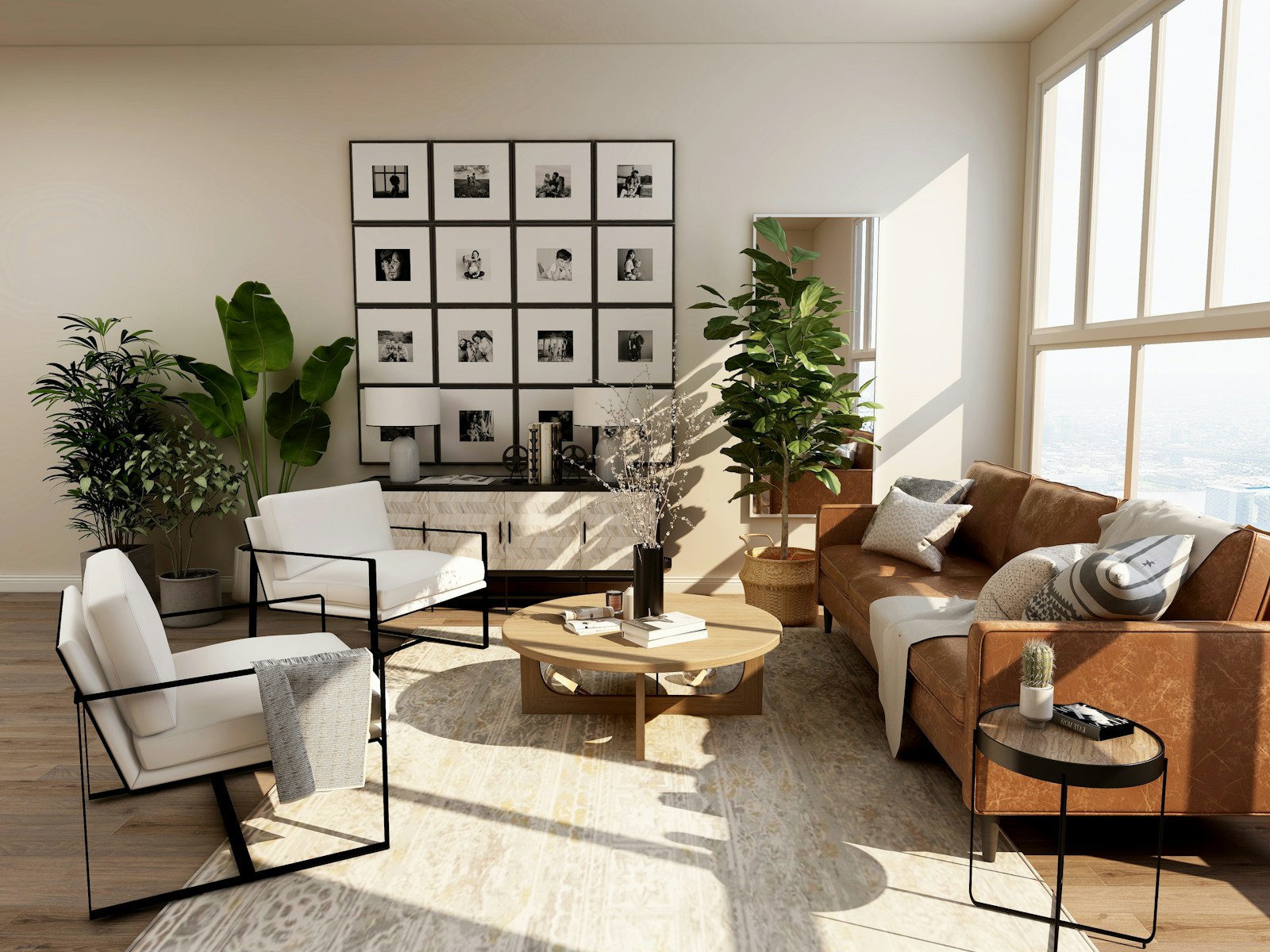 Interior luminoso, imagen de ambientación